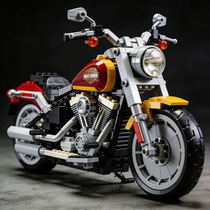 Harley-Davidson motorcycle building blocks