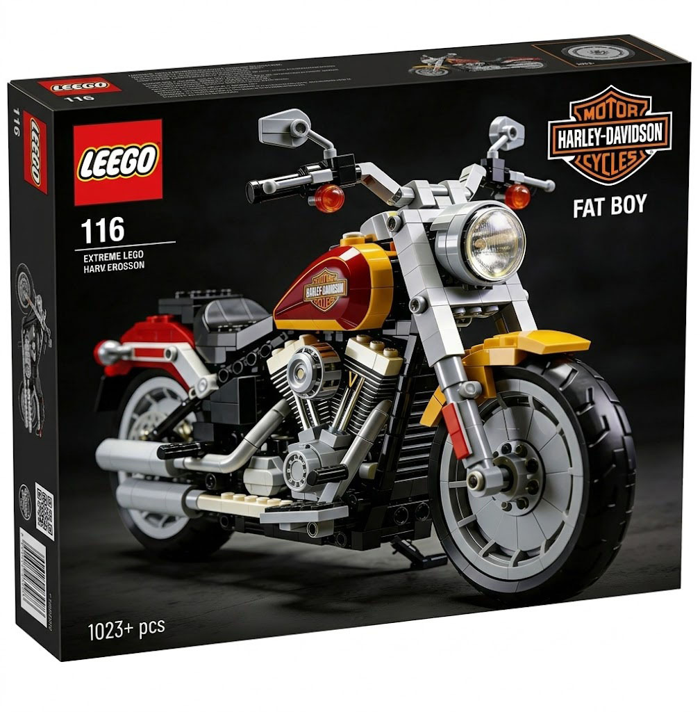Harley-Davidson motorcycle building blocks