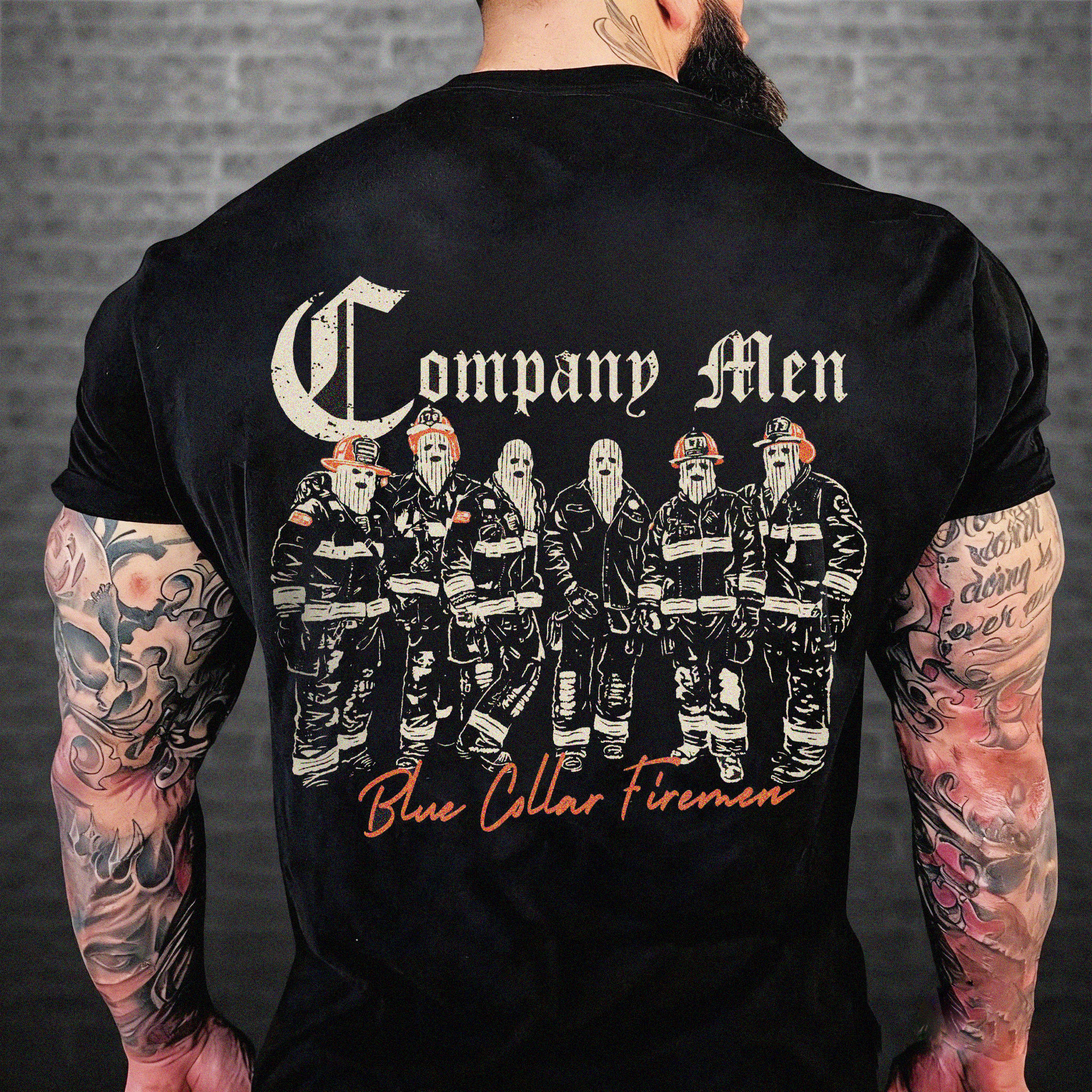 Firefighter Themed Edgy Tee