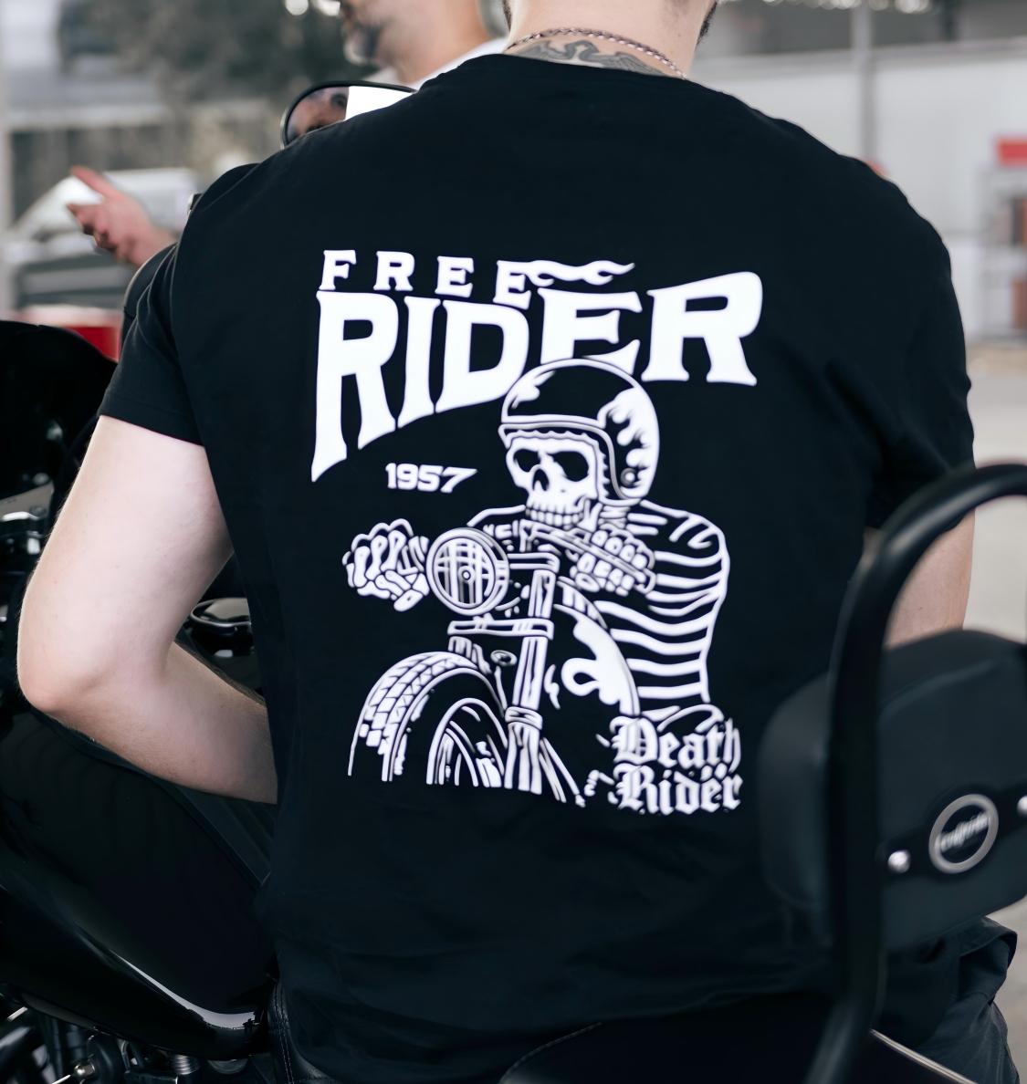 Vintage Death Rider Motorcycle T-Shirt
