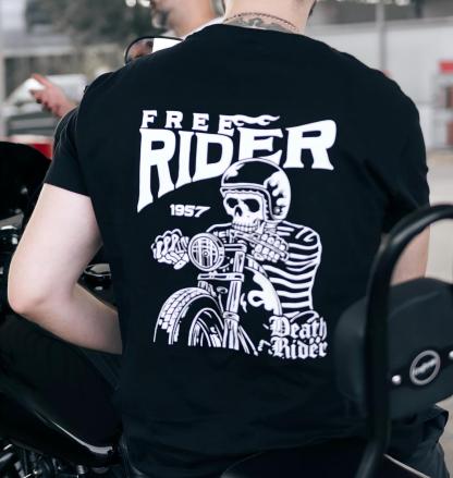Vintage Death Rider Motorcycle T-Shirt