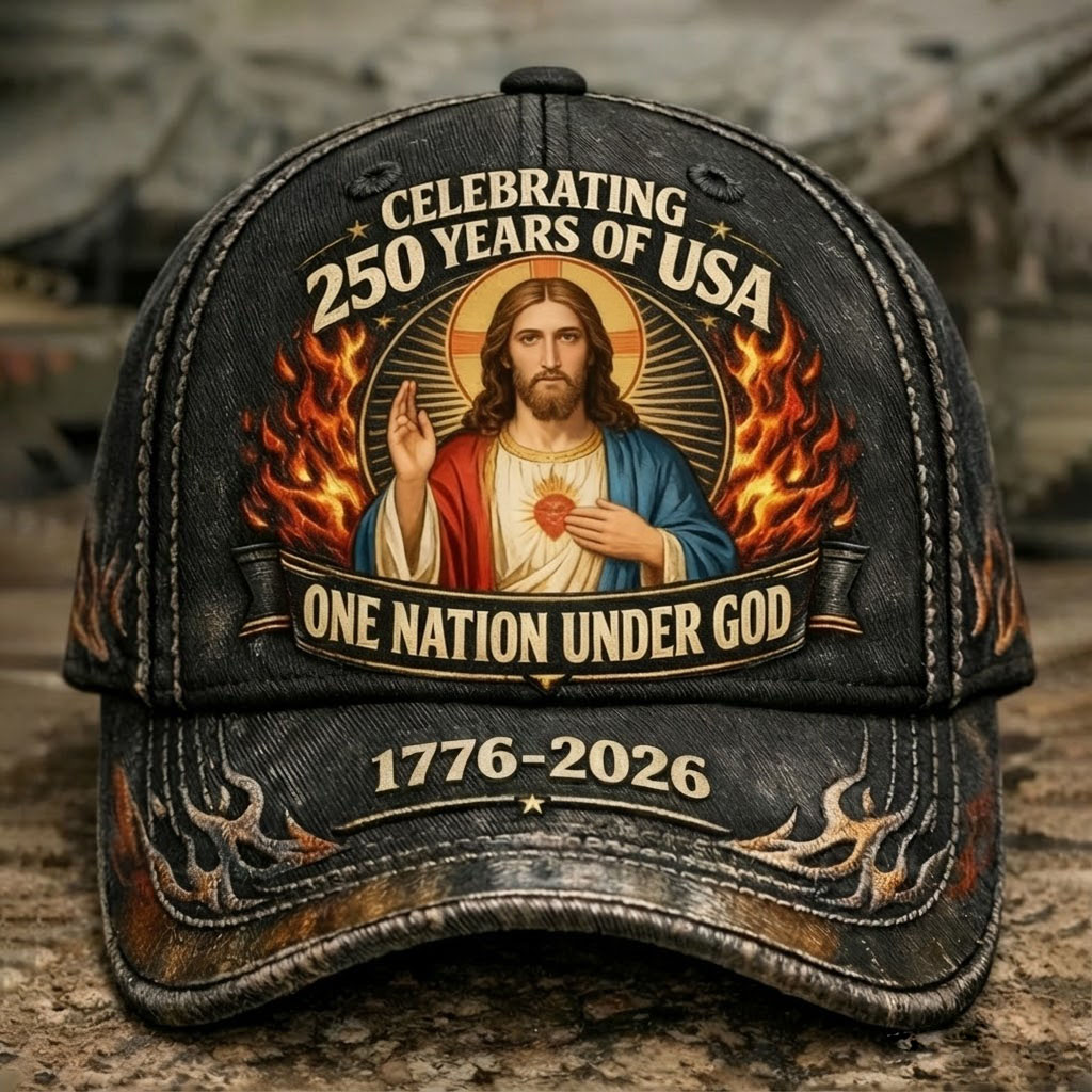 USA 250th Anniversary Commemorative Baseball Cap