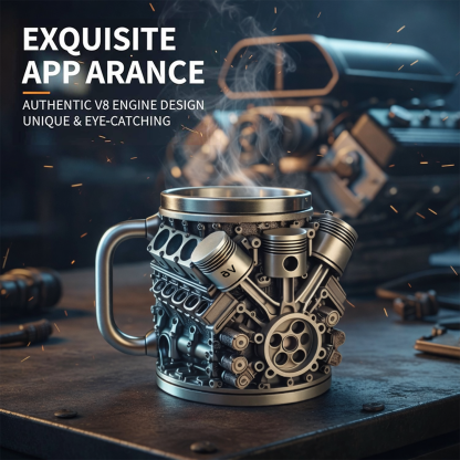 ⚡✨Ultimate V8 Engine Gift Mug & A Gearhead's Dream