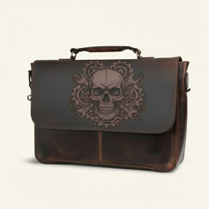 Hardcore Biker Style Vintage Messenger Bag