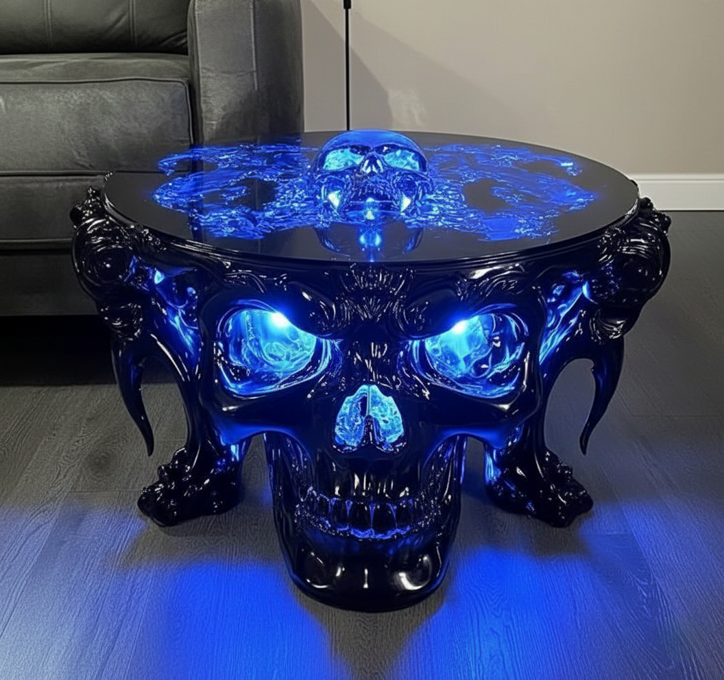 Cyberpunk Skull Table