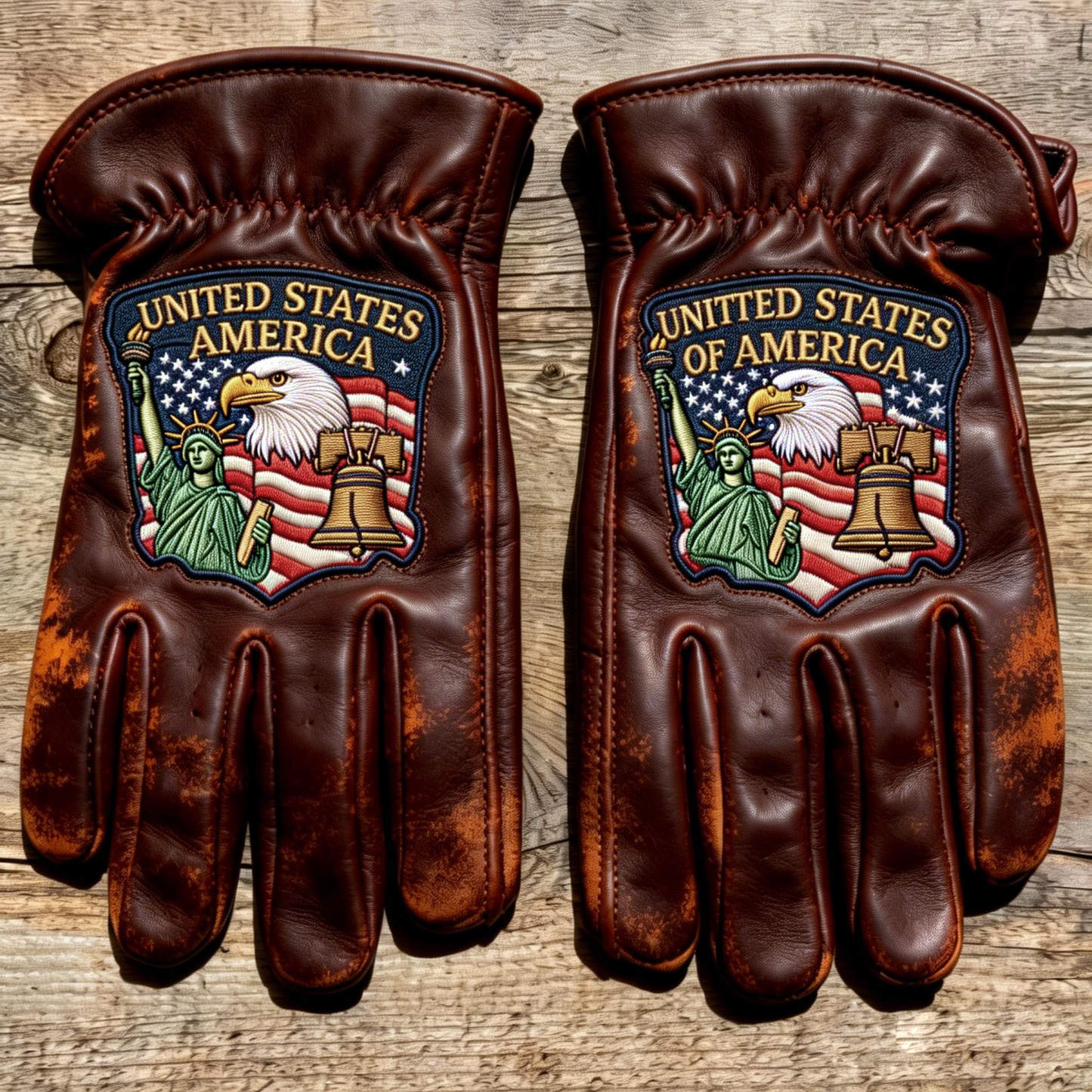 Patriotic USA 250th Commemorative Gloves for Work & Riding