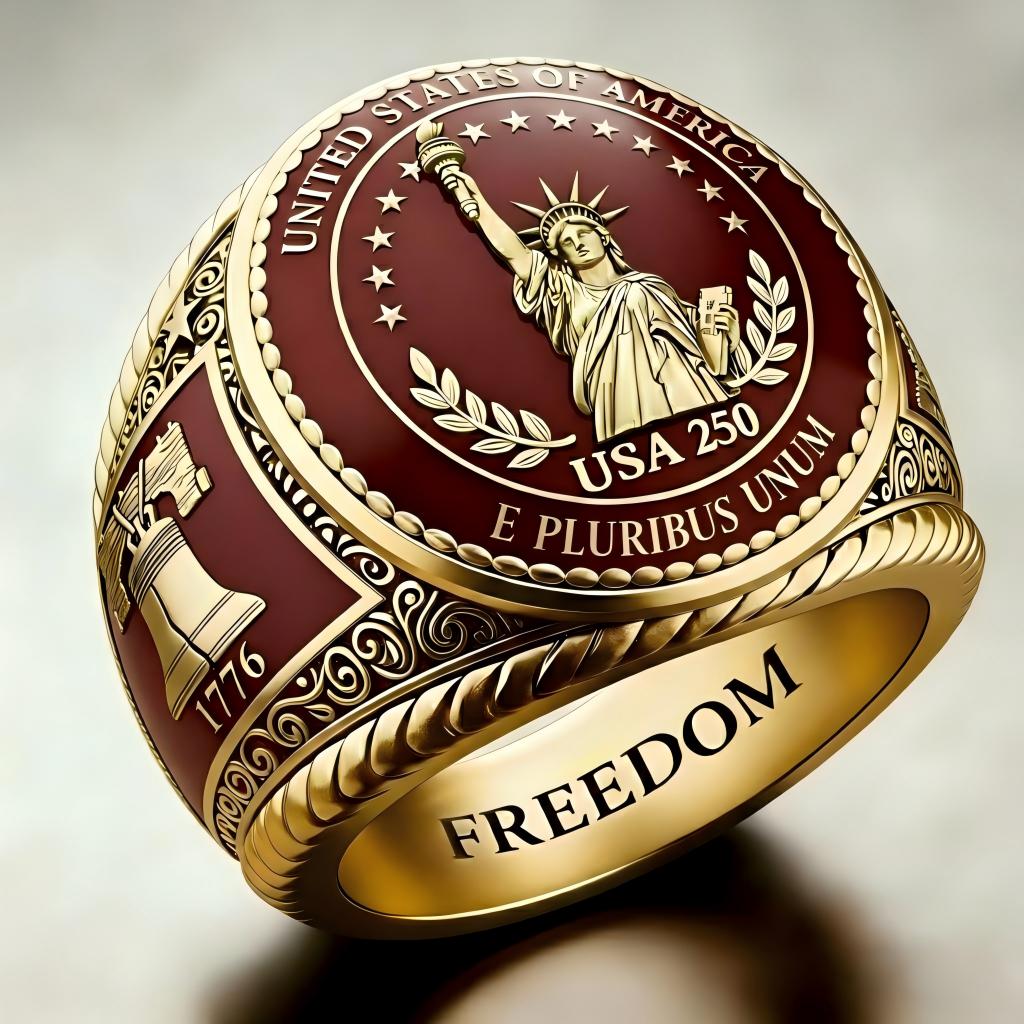 1776-2026 America Jubilee Ring