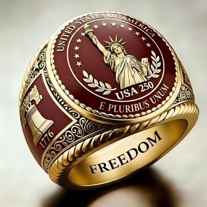 1776-2026 America Jubilee Ring