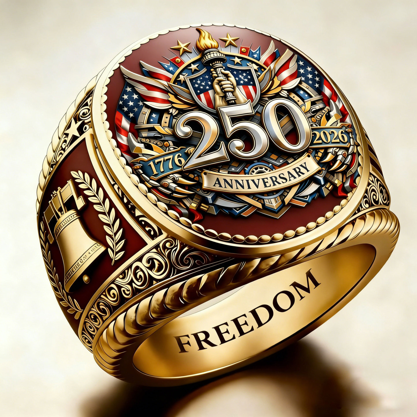 1776-2026 America Jubilee Ring