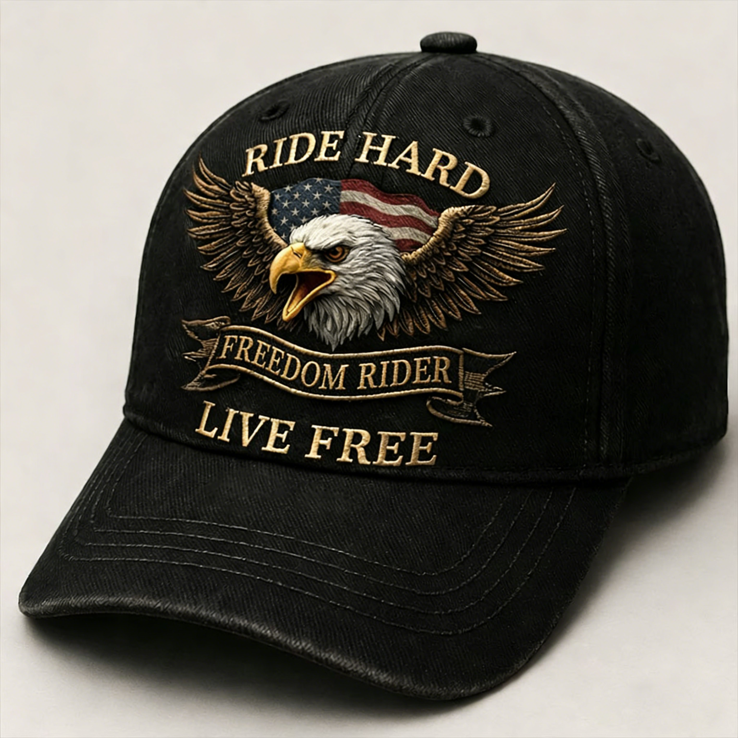 Biker Style Baseball Cap