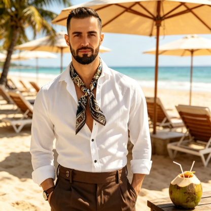 Essential Basic Solid Cotton Shirt