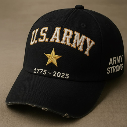 U.S. Army 250th Anniversary Cap, "Army Strong" Slogan and Star Pay Tribute to Founding History