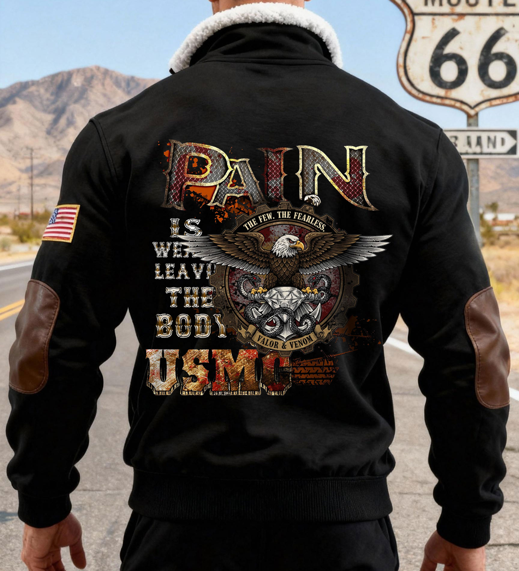 U.S. Marine Corps Pain Is What We Leave The Body   Sweatshirt