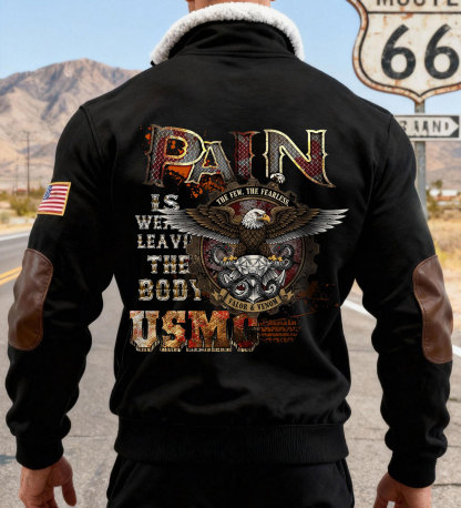 U.S. Marine Corps Pain Is What We Leave The Body   Sweatshirt