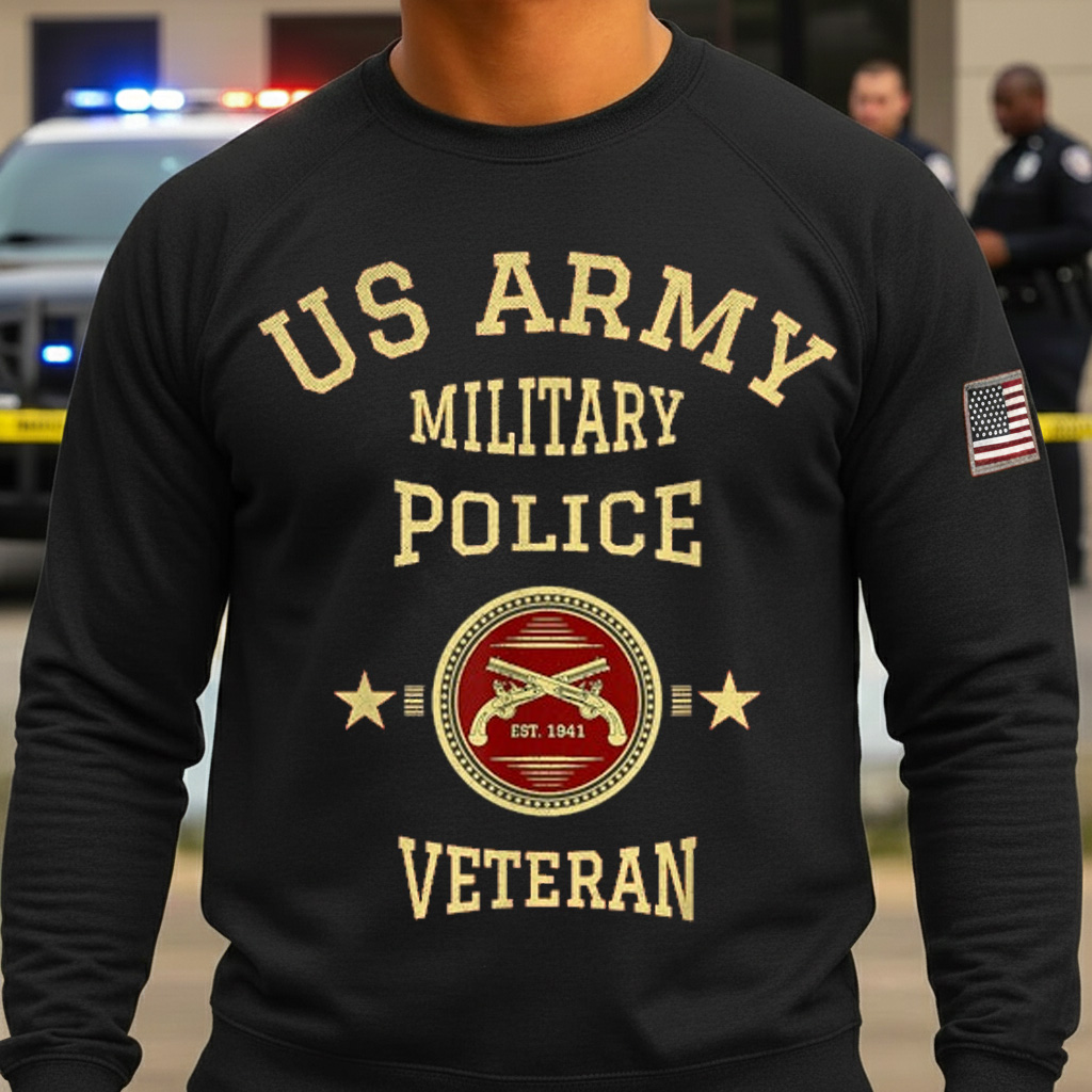 US Army Military Police Veteran Police Officer Retirement