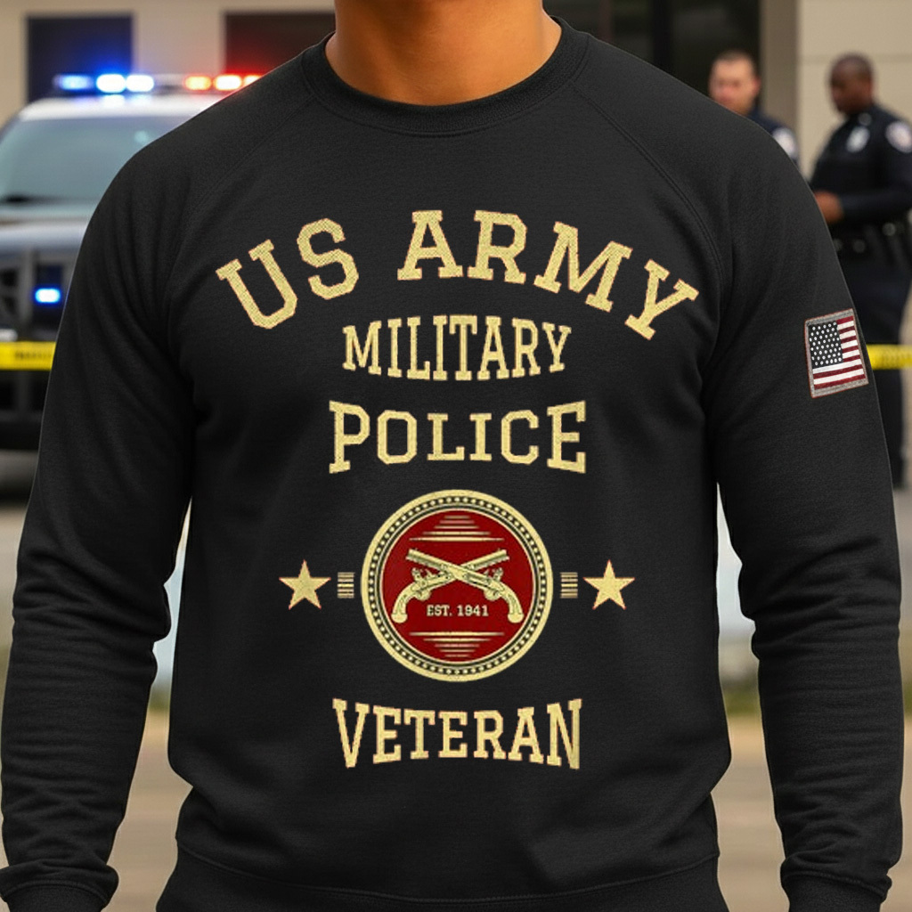 US Army Military Police Veteran Police Officer Retirement