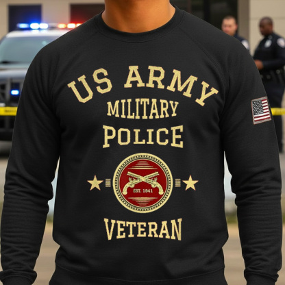 US Army Military Police Veteran Police Officer Retirement