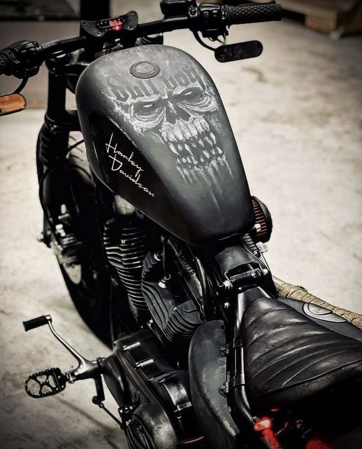 Vintage American Biker Motorcycle Decal