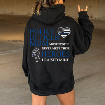 Police Officer Mom Thin Blue Line Family T Shirt