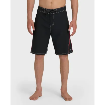 Quiksilver | Mercury Gravity 21" Boardshorts | SURFSILK Stretch | Fixed Waist & Contrast Side Panels | Embroidered Logo
