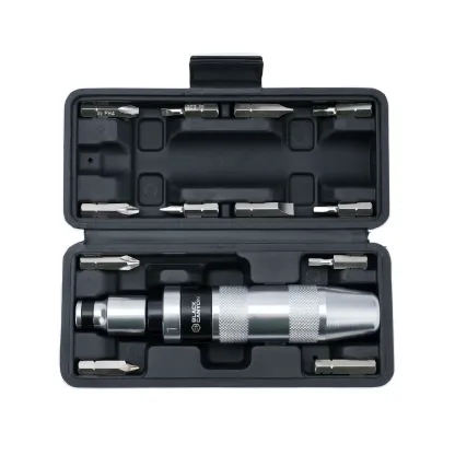 Black Canyon™ Heavy-Duty Manual Impact Driver Set | S2 Steel Reversible Screwdriver | 12-Piece Kit to Break Loose Rusted & Frozen Bolts