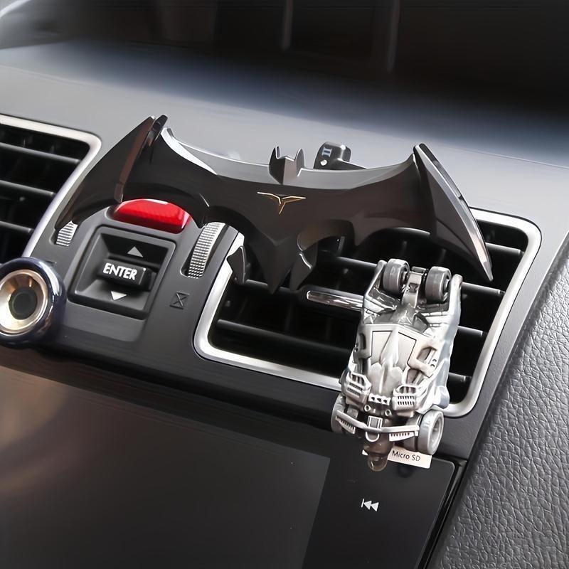 Dark Knight Car Phone Holder: Batwing Design, Universal Air Vent Mount for Smartphones