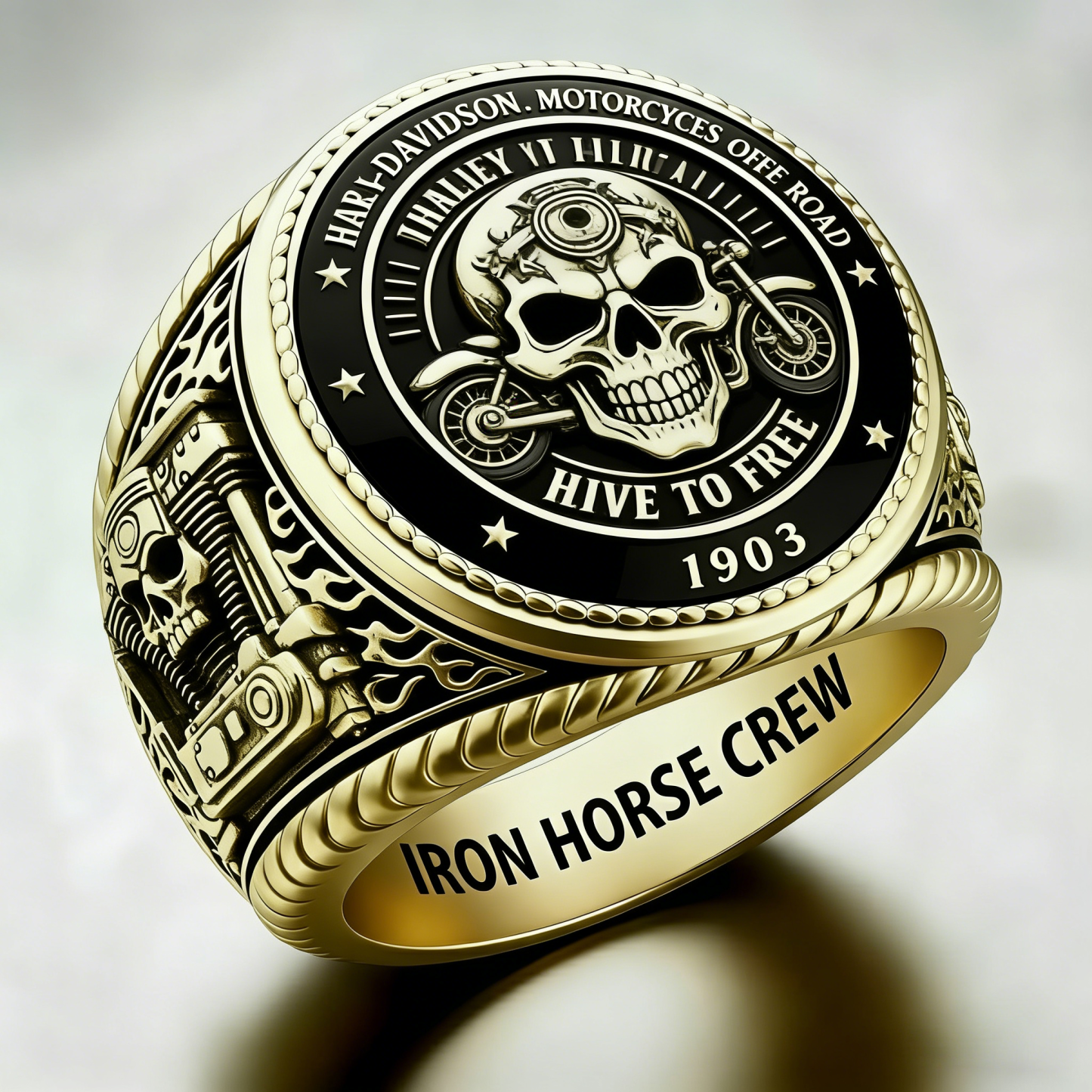 Old Fuckers Club �C Lifetime Member Ring