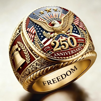 1776-2026 America Jubilee Ring