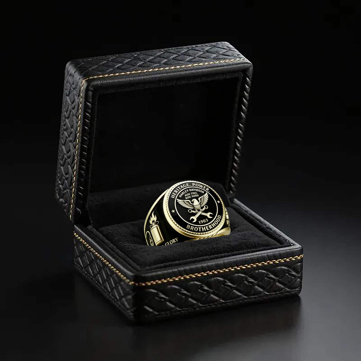 Rugged Biker Ring