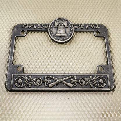 Patriot’s Shield | Vintage Relief License Plate Frame
