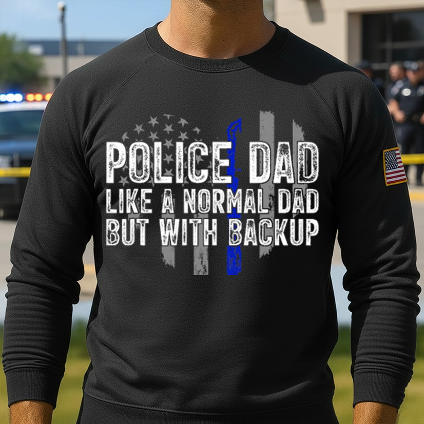 Thin Blue Line Police Dad Police