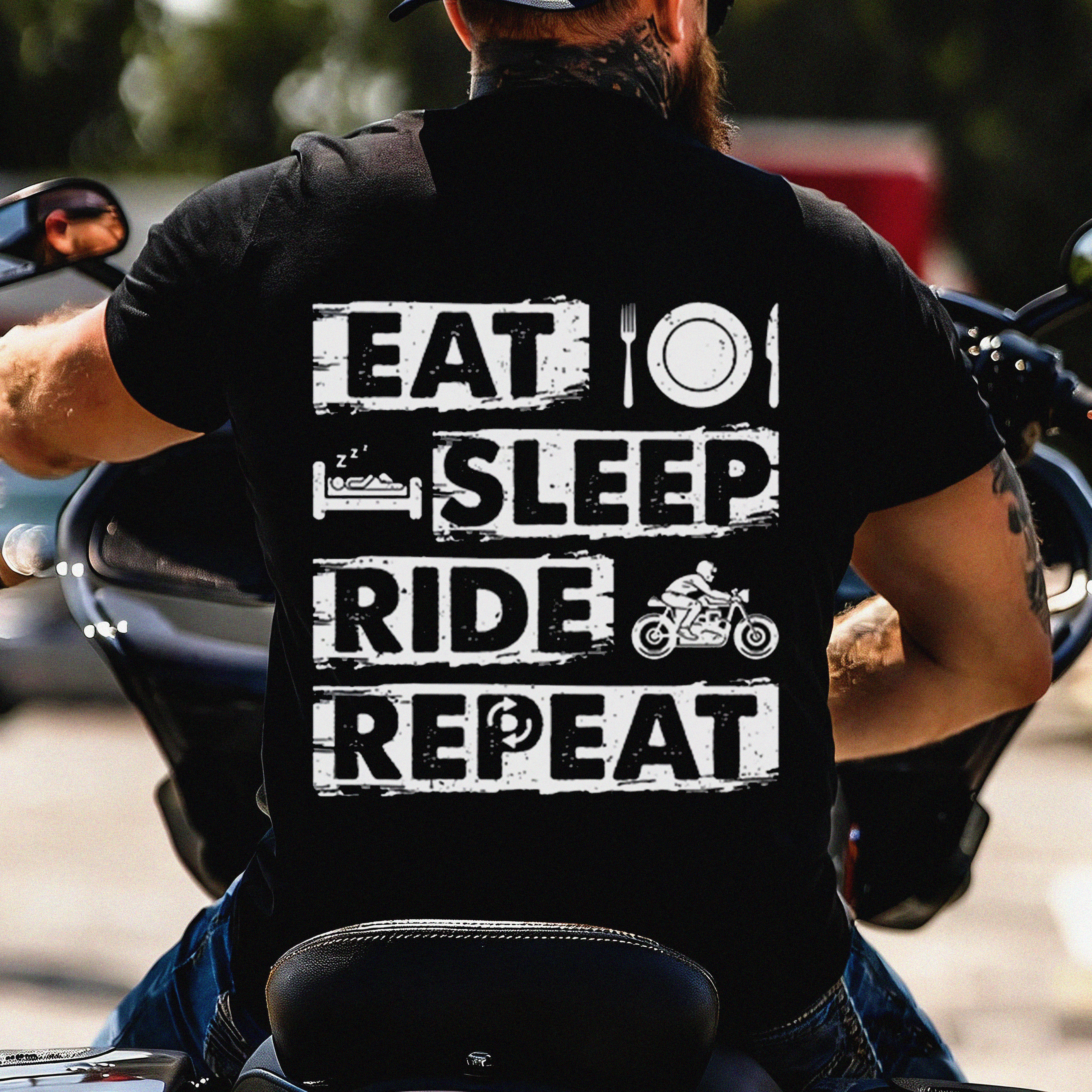 Vintage Death Rider Motorcycle T-Shirt