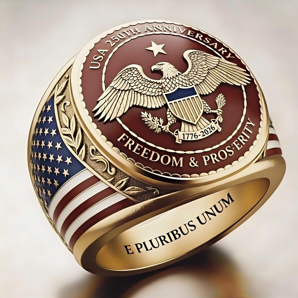 USA 250th Anniversary Ring 