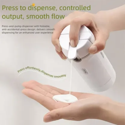4-in-1 Portable Cosmetic Shampoo Dispenser Storage Bottle Plastic Travel Friendly Compact Design for Easy Carrying