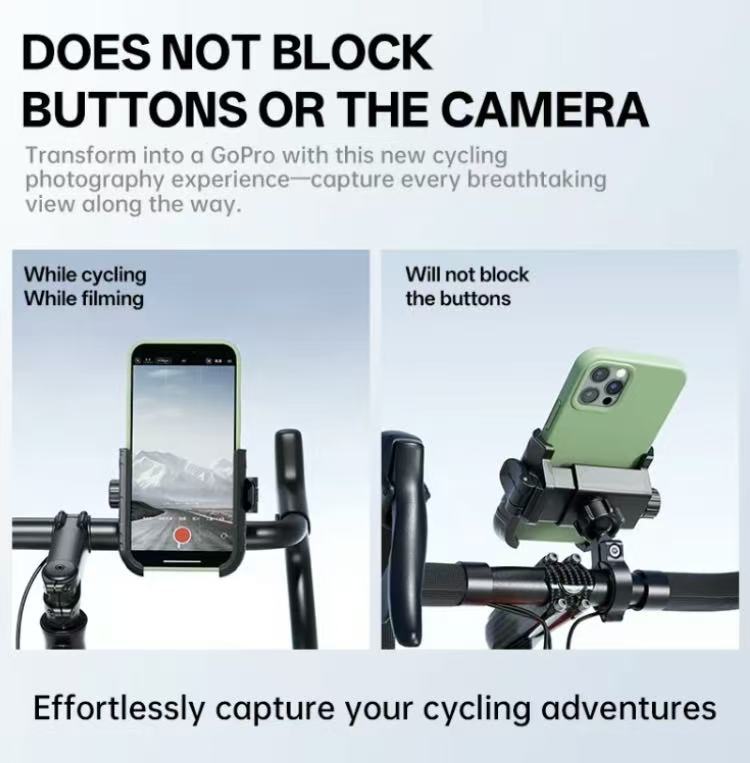 KEWIG M29  Bike Phone Mount, Aluminum Anti-Theft Handlebar Cell Phone Holder, 360° Rotation, One-Hand Quick Lock/Release for 5.2-7.2" iPhone & Android, Fits Bicycle, Scooter.phone holder for car car phone mount Motorcycle Accessories Motorcycle Stand