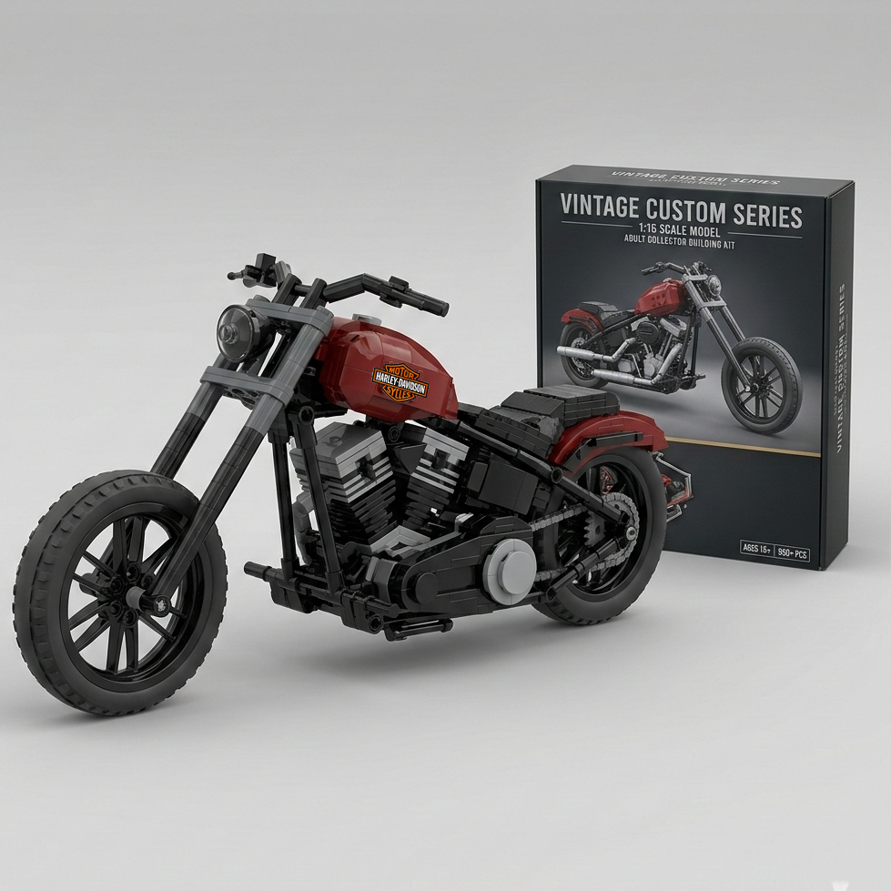 Harley-Davidson motorcycle building blocks