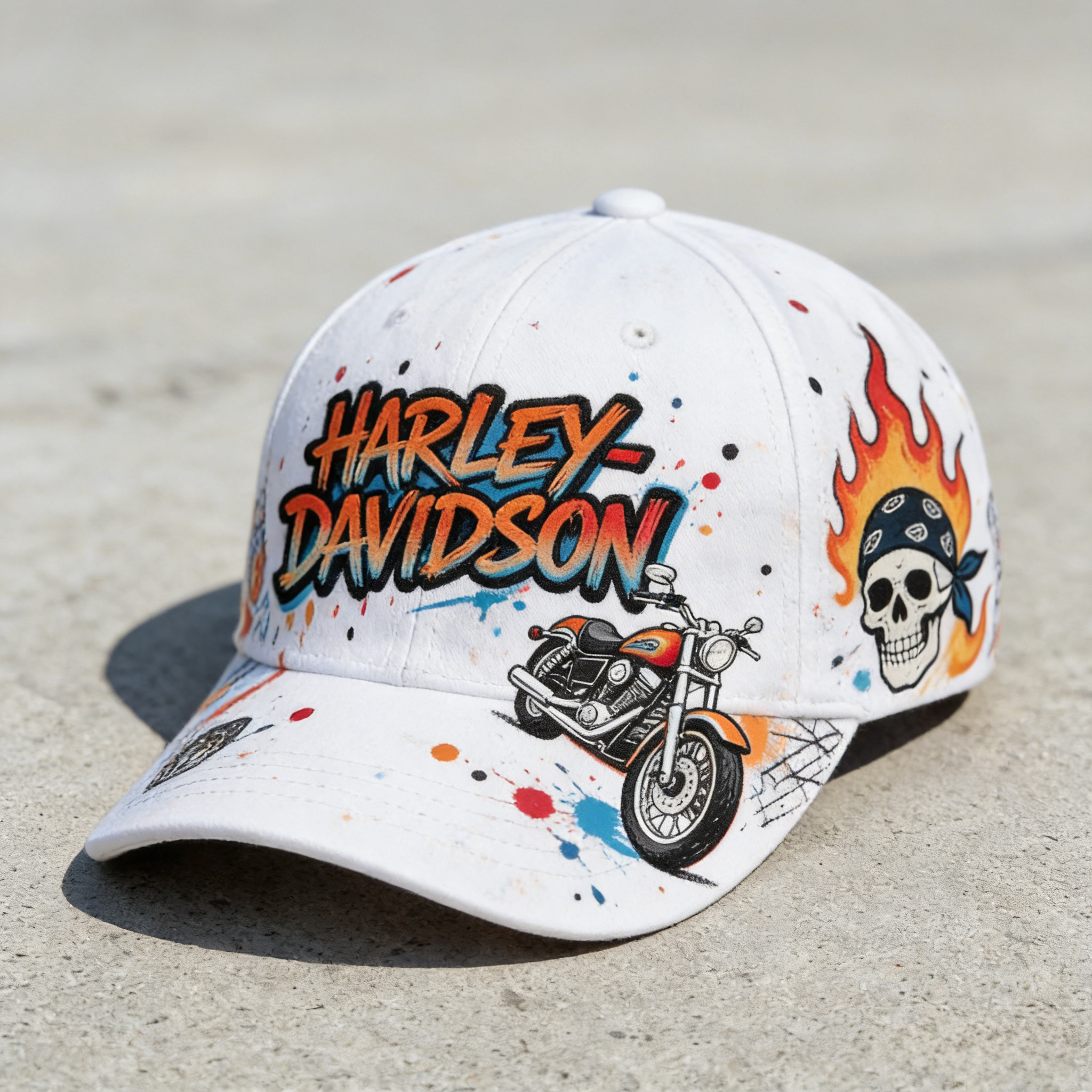 Biker Style Baseball Cap