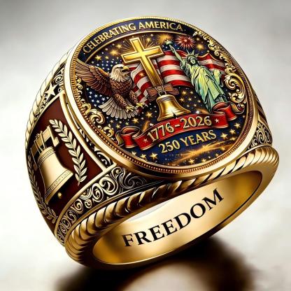 1776-2026 America Jubilee Ring