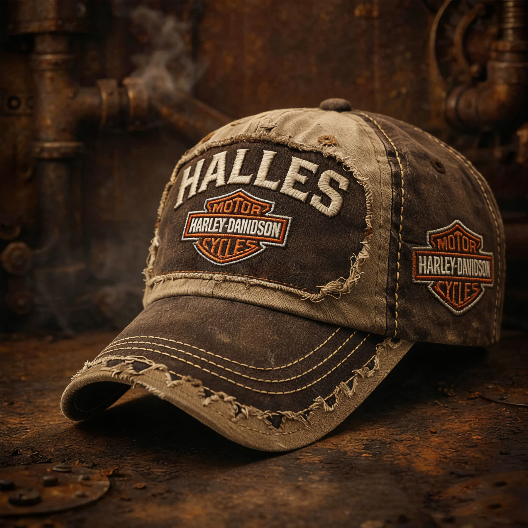 Biker Style Baseball Cap