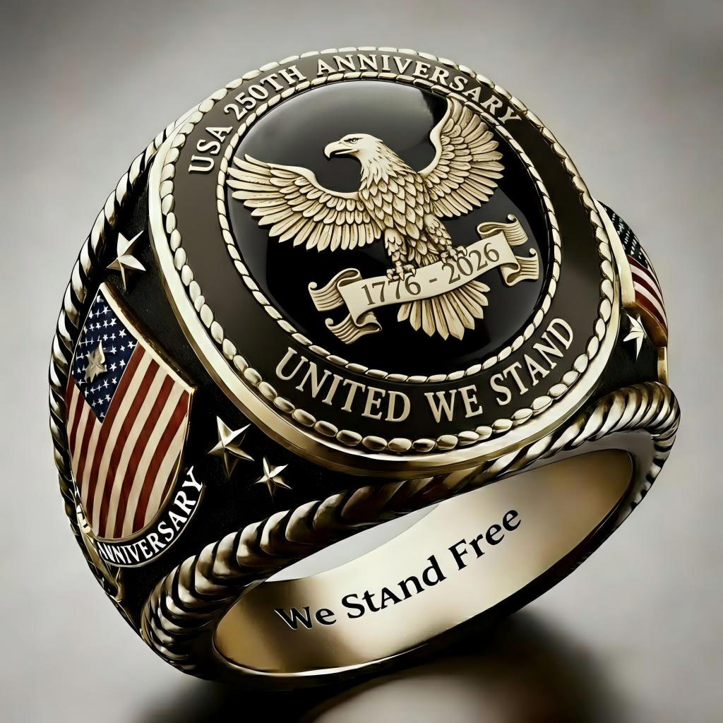 1776-2026 America Jubilee Ring