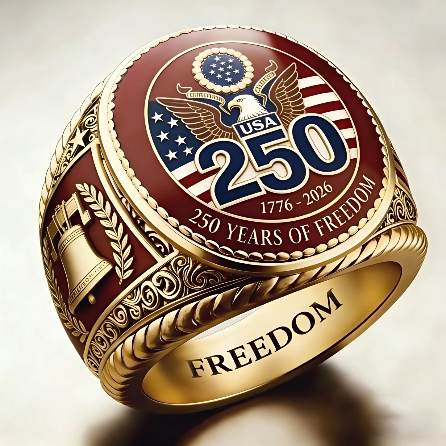 1776-2026 America Jubilee Ring