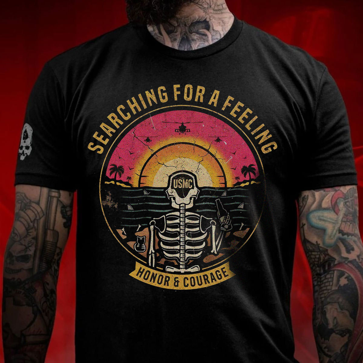 PROUD TO HAVE SERVED: U.S. Marine Corps Service Commemorative T - shir