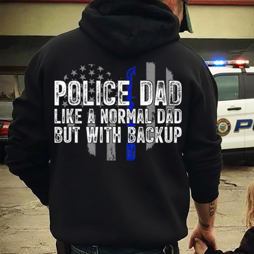 Thin Blue Line Police Dad Police