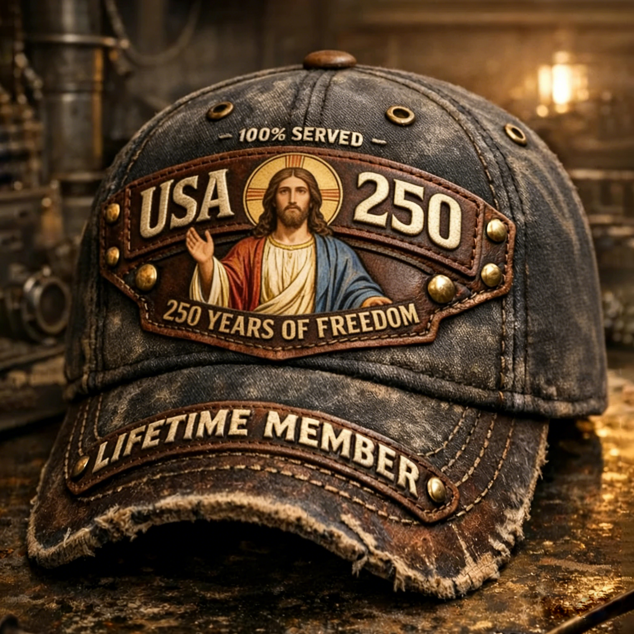 USA 250th Anniversary Commemorative Baseball Cap