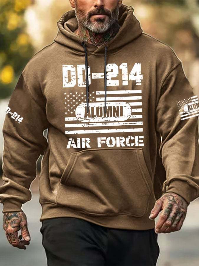 Men's DD-214 Alumni Print Hoodie