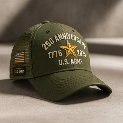 🧢 U.S. Army 250th Anniversary Mesh Cap