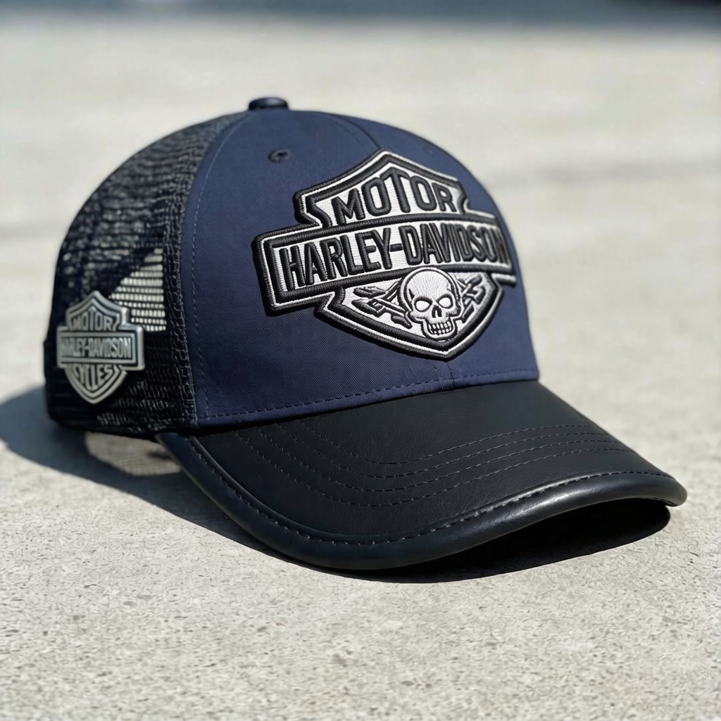 Harley Biker Style Baseball Cap