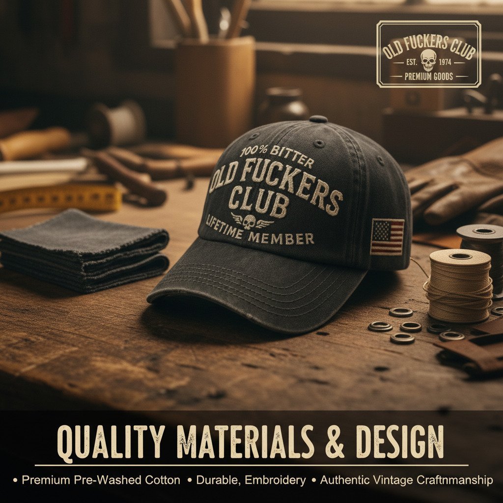 2026 Vintage Distressed "Old Club" Lifetime Member Cap