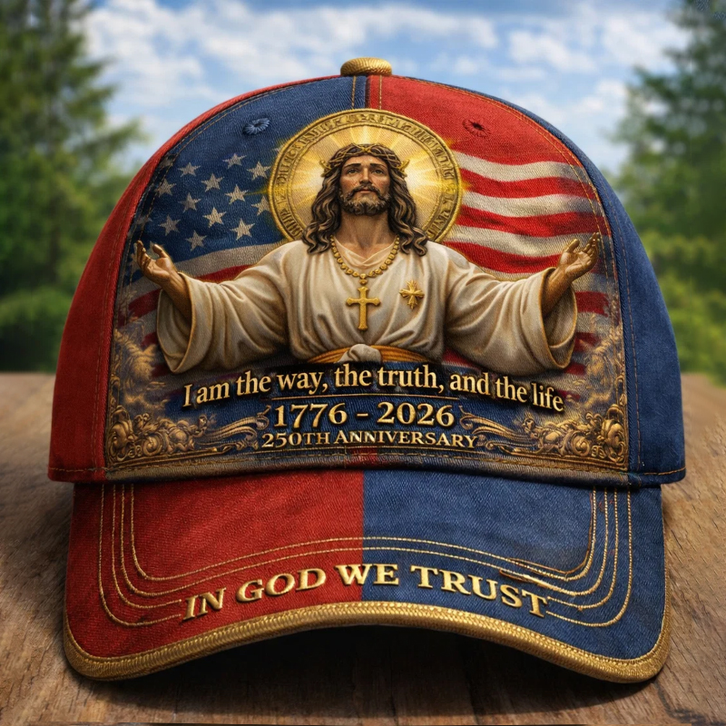 US 250th Anniversary Retro Art Print Hat