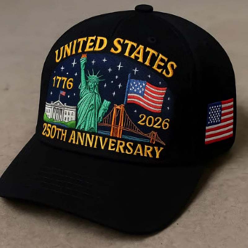Eagle & Liberty �C United States 250th Anniversary Hat
